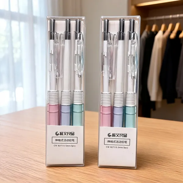 Pastel_Multicolor_Retractable_0.5_Mm_Mechanical_Pencil_Set_Of_3_-_Pack_of_2