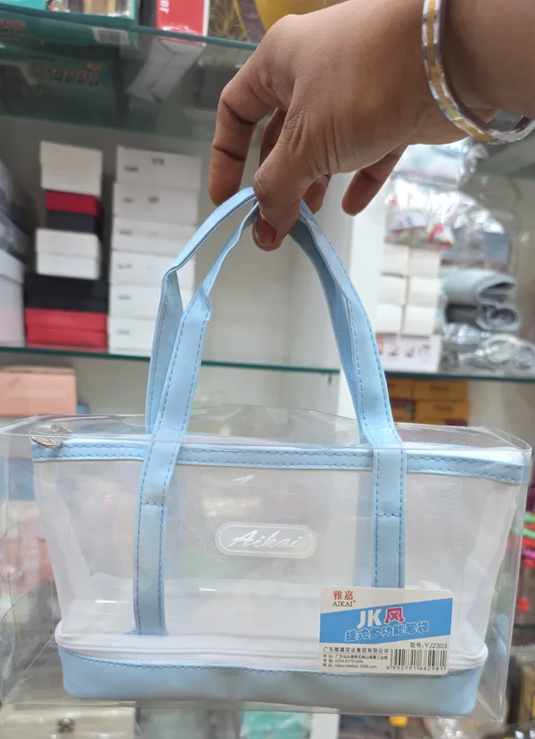 Blue_PVC_Transparent_Tote_Bag_for_Women