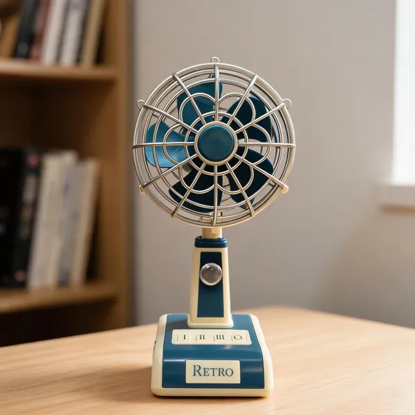 Retrokuul_Iii_Retro_Usb_Rechargeable_Table_Fan