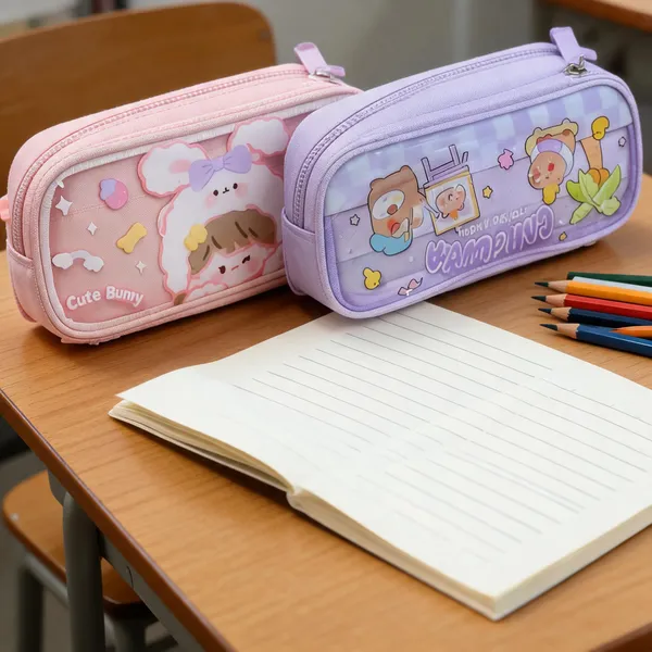Pastel_Cartoon_Zipper_Pencil_Pouch_Set_Of_2_For_Kids