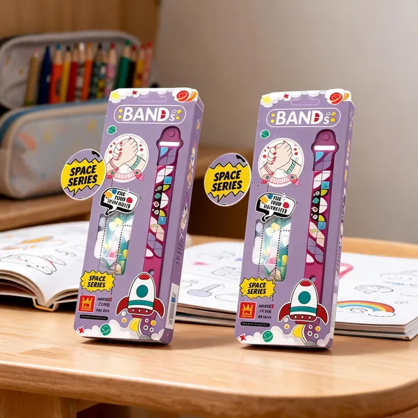 Multicolor_Plastic_Space_Series_Wristband_Bracelet_Kit_-_Pack_of_2