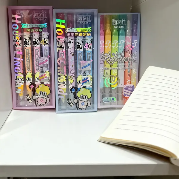 Multicolor_Pastel_Cartoon_Highlighter_Pen_Set