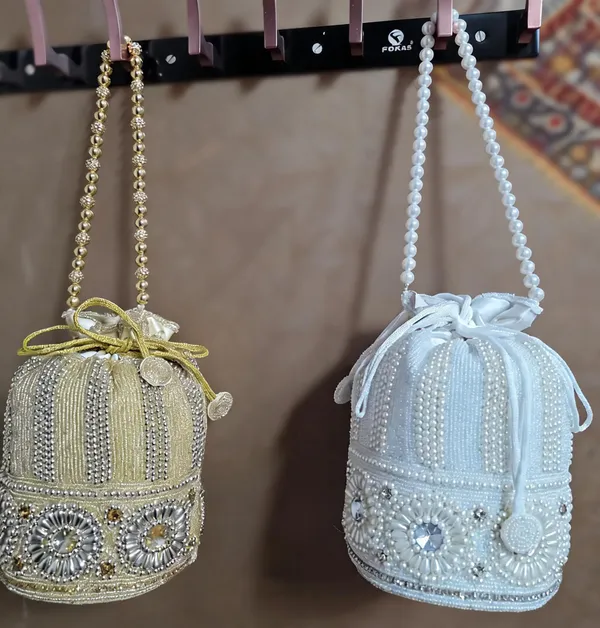 Multicolor_Fabric_Beaded_Drawstring_Potli_Bag_For_Women