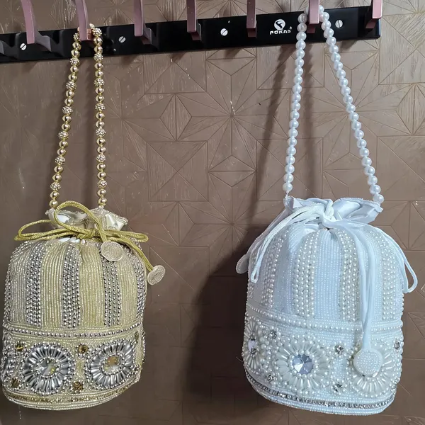 Multicolor_Fabric_Beaded_Drawstring_Potli_Bag_For_Women