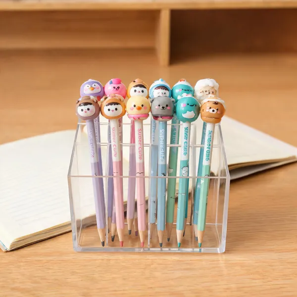Multicolor_Wooden_Cartoon_Character_Pens_With_Eraser_Toppers_For_Kids