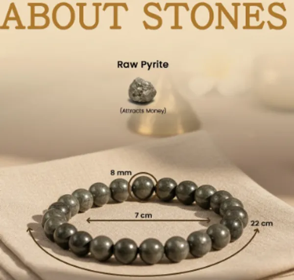 Raw_Pyrite_Beaded_Bracelet_for_Men_And_Women