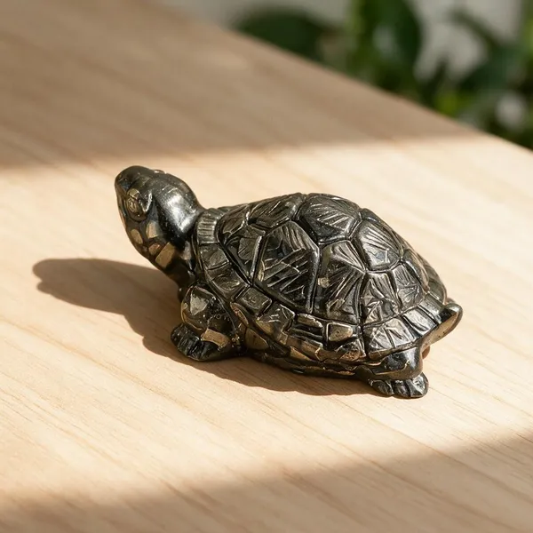 Pyrite_Tortoise_Figurine