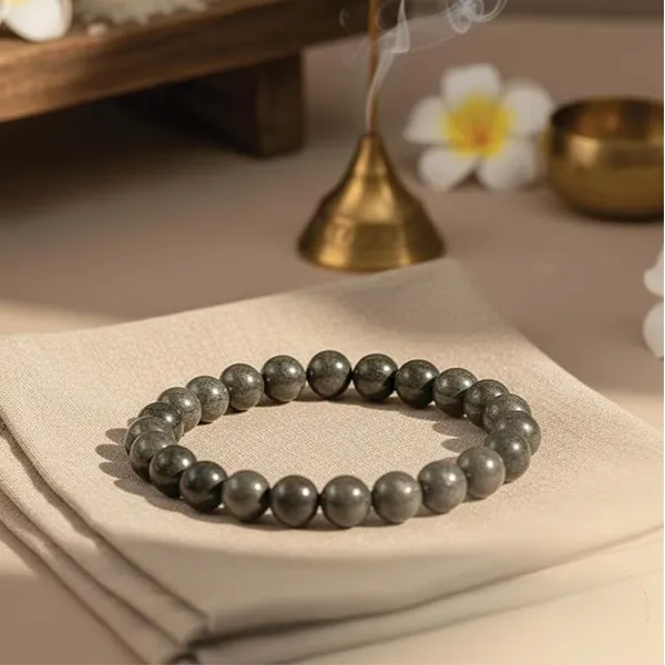 Raw_Pyrite_Beaded_Bracelet_For_Men_And_Women