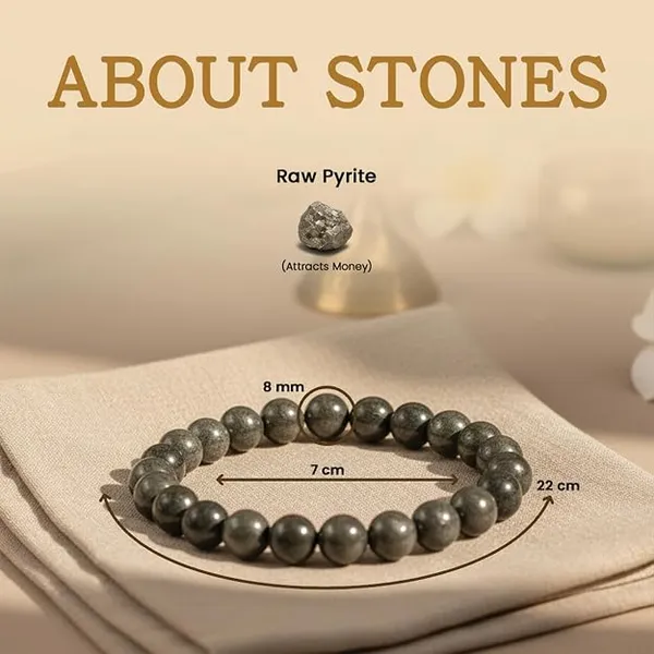 Raw_Pyrite_Beaded_Bracelet_For_Men_And_Women