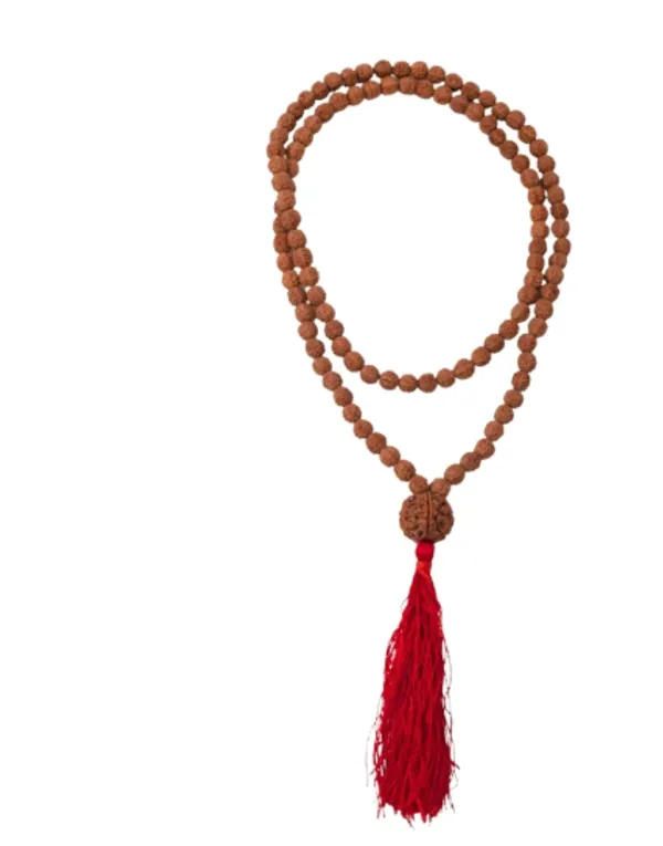 Brown_Rudraksha_Bead_Mala_With_Red_Tassel