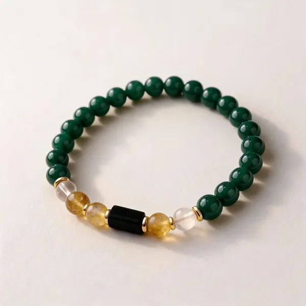 Green_Beaded_Virgo_Bracelet