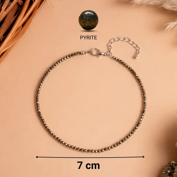Pyrite_Beaded_Anklet_With_Adjustable_Chain
