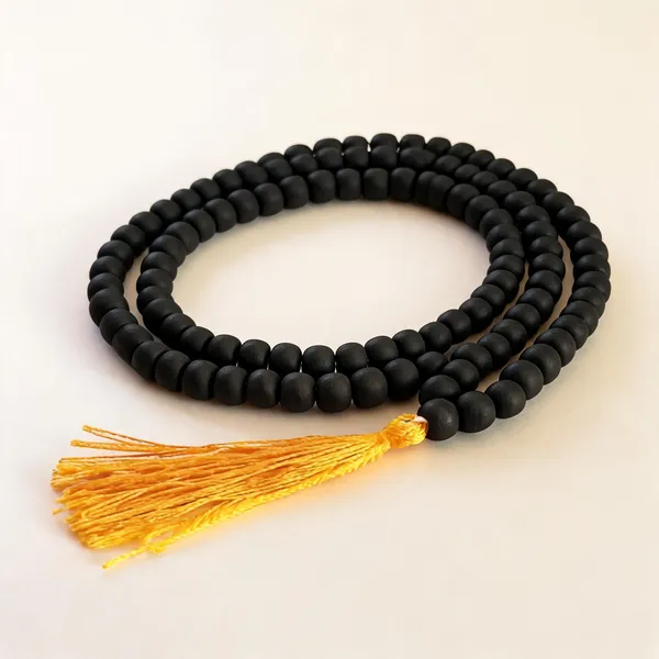 Black_Prayer_Beads_Mala_With_Yellow_Tassel