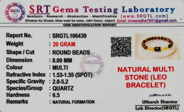 Multicolor_Crystal_Beaded_Leo_Zodiac_Bracelet_For_Unisex