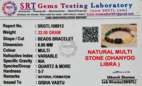 Multicolor_Crystal_Beaded_Libra_Zodiac_Bracelet_For_Unisex