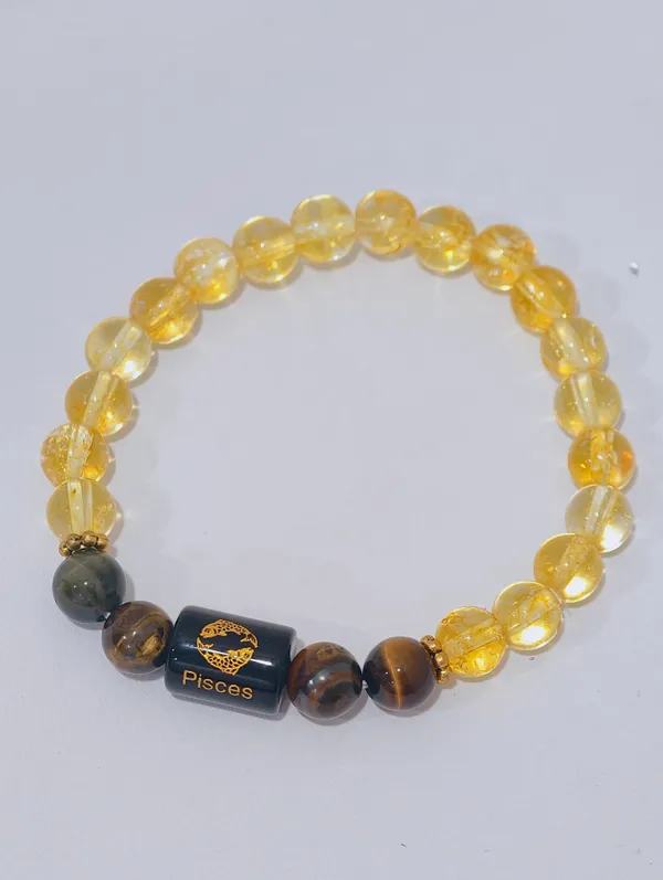 Multicolor_Crystal_Beaded_Pisces_Zodiac_Bracelet_For_Unisex
