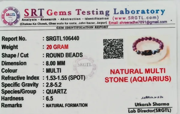 Multicolor_Crystal_8Mm_Aquarius_Zodiac_Beaded_Bracelet_For_Unisex