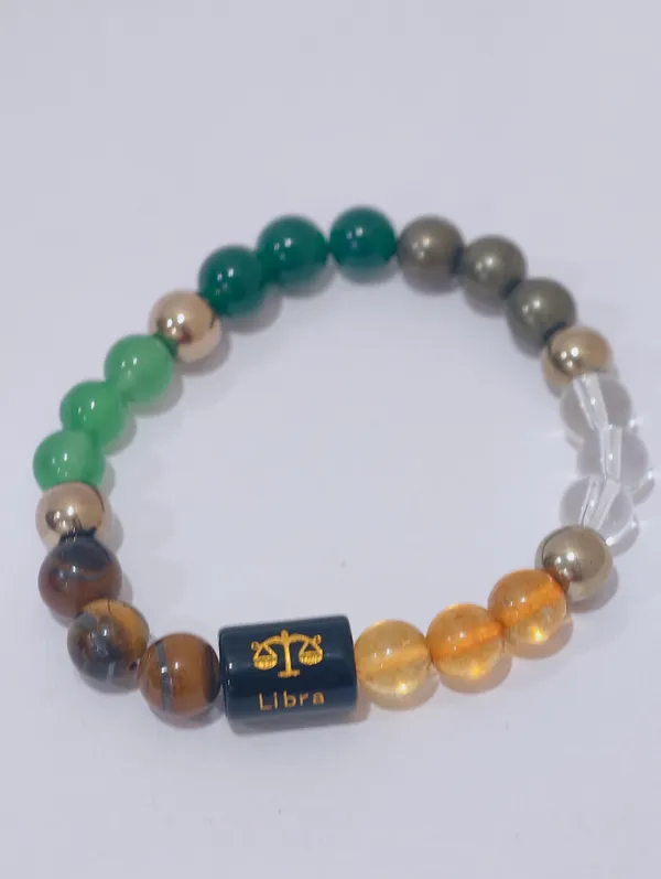 Multicolor_Crystal_Beaded_Libra_Zodiac_Bracelet_For_Unisex