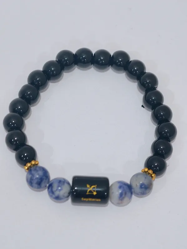 Multicolor_Crystal_Beaded_Sagittarius_Zodiac_Bracelet_For_Unisex