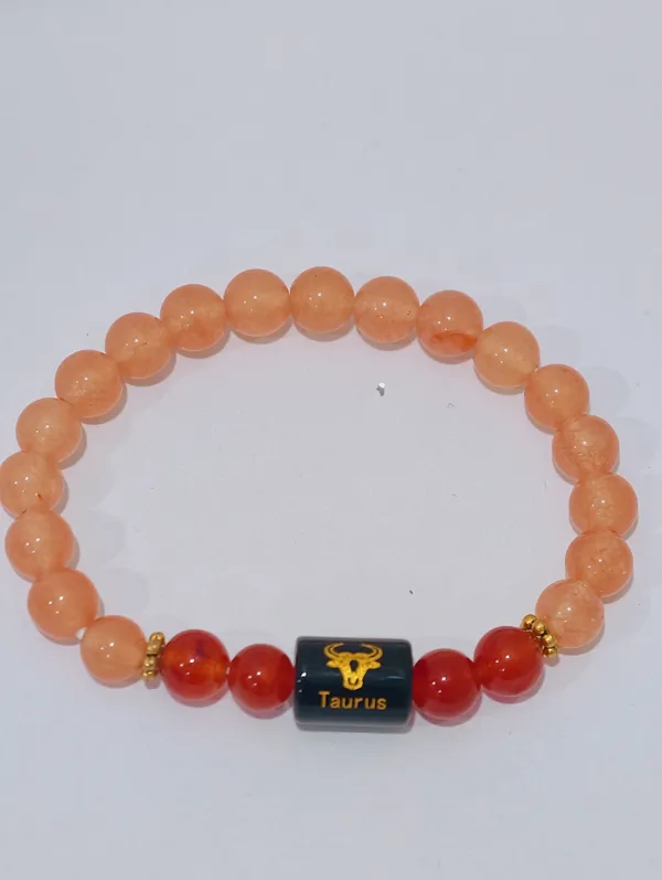 Multicolor_Crystal_Beaded_Taurus_Zodiac_Bracelet_For_Unisex