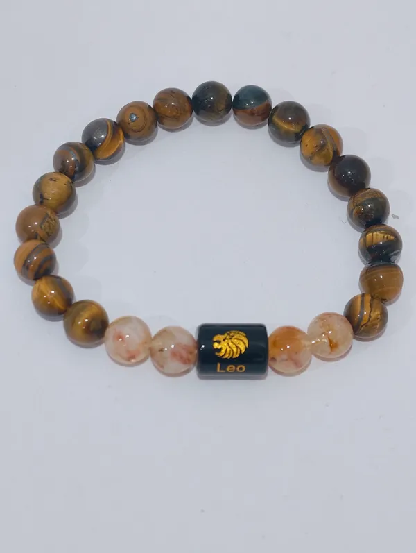 Multicolor_Crystal_Beaded_Leo_Zodiac_Bracelet_For_Unisex