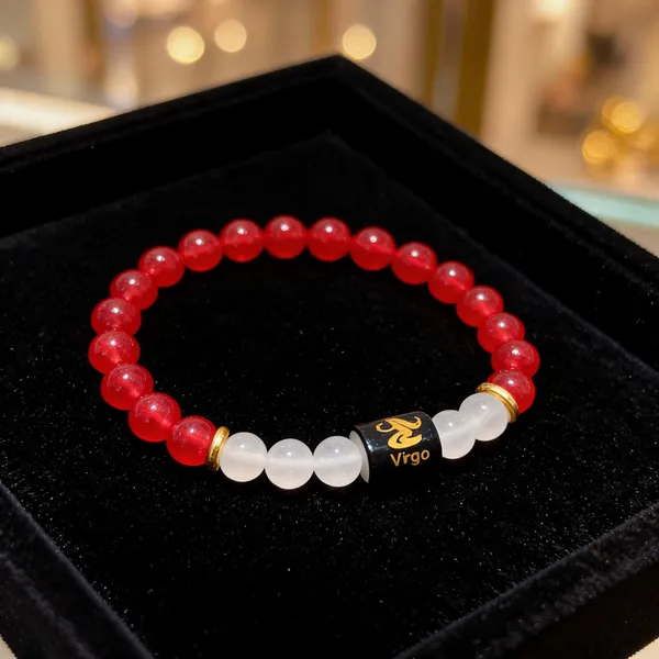 Multicolor_Crystal_Beaded_Virgo_Zodiac_Bracelet_For_Unisex