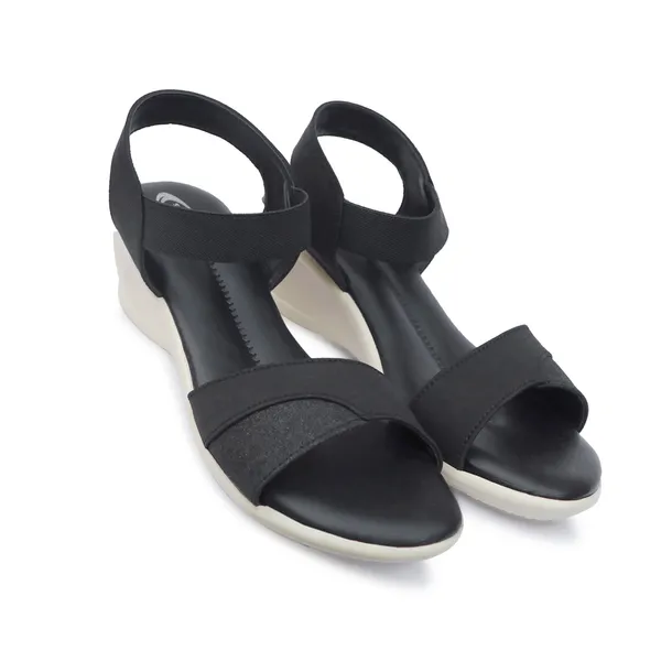 Black_Synthetic_Leather_Open_Toe_Wedge_Sandals_For_Women