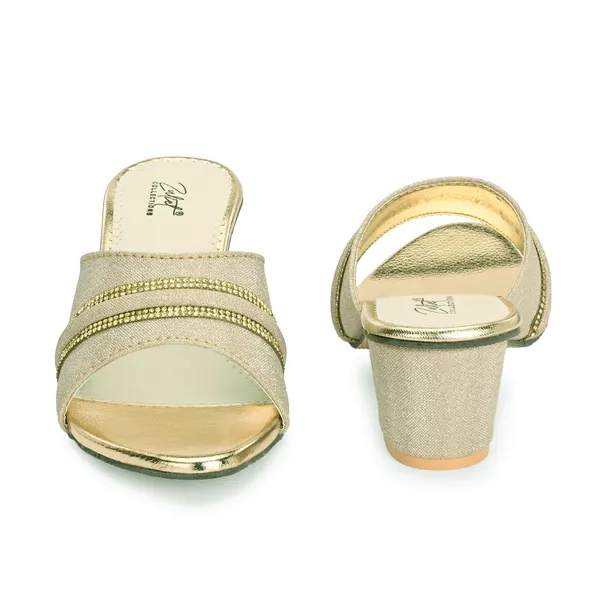 Gold_Glitter_Embellished_Wedge_Sandals_For_Women