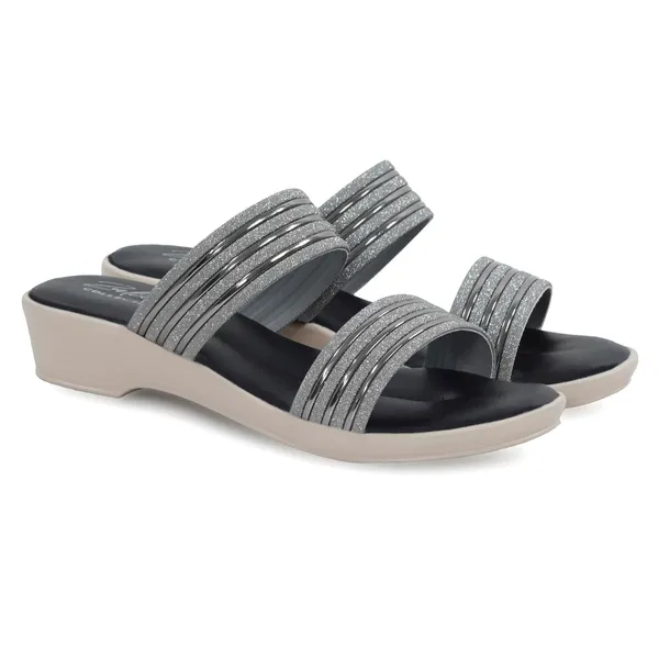 Silver_Synthetic_Glitter_Multi-Strap_Wedge_Sandals_For_Women