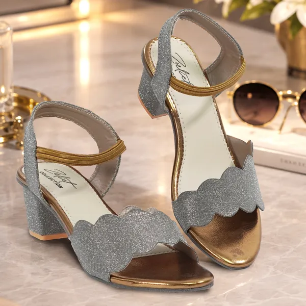 Silver_Glitter_Scalloped_Strap_Block_Heel_Sandals_For_Women