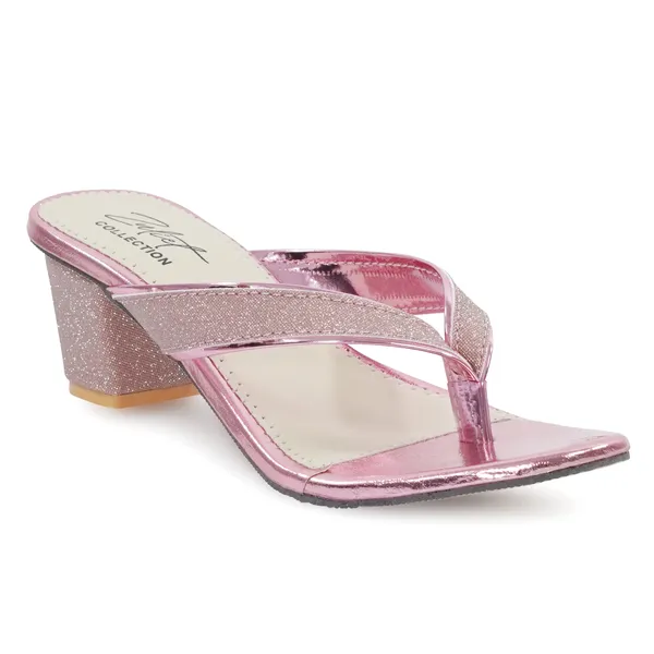 Pink_Metallic_Crossover_Strap_Block_Heel_Sandals_For_Women