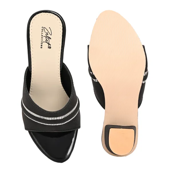 Black_Synthetic_Embellished_Block_Heel_Mule_Sandals_For_Women