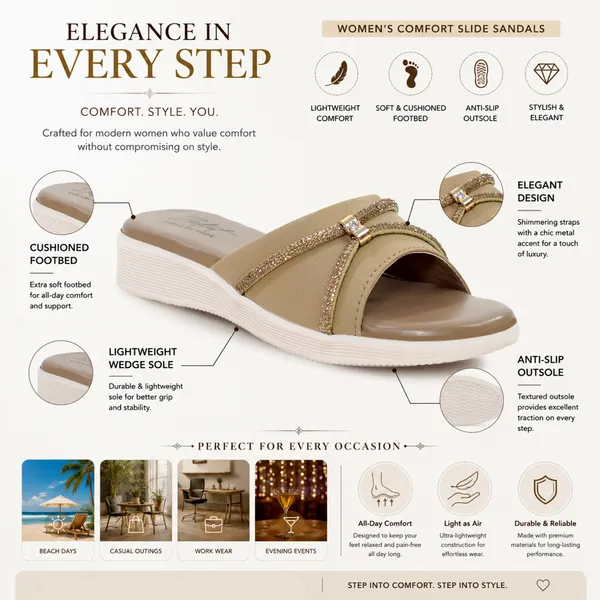 Beige_Synthetic_Leather_Embellished_Strap_Wedge_Sandals_For_Women