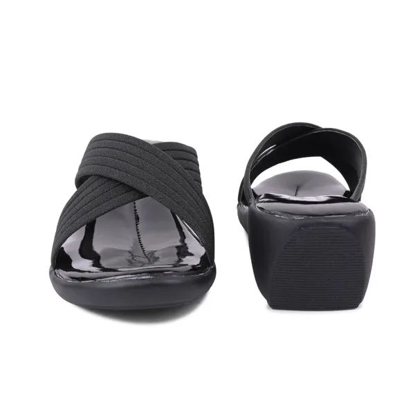 Black_Synthetic_Crossover_Strap_Wedge_Sandals_For_Women