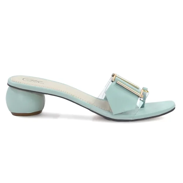 Mint_Green_Synthetic_Leather_Block_Heel_Sandals_For_Women