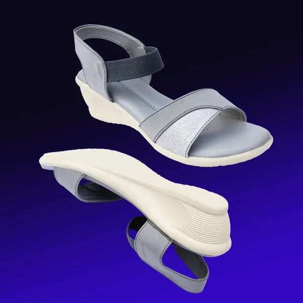 Grey_Synthetic_Leather_Shimmer_Front_Wedge_Sandals_For_Women
