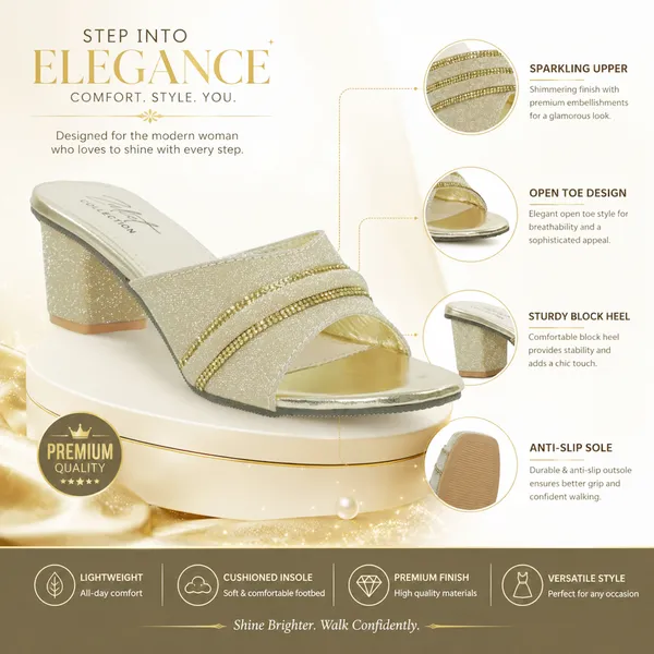 Gold_Glitter_Embellished_Wedge_Sandals_For_Women