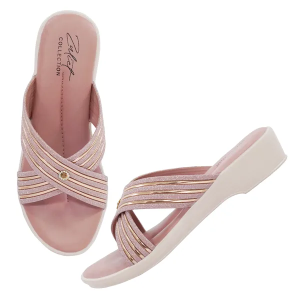 Pink_Synthetic_Strappy_Shimmer_Wedge_Sandals_For_Women