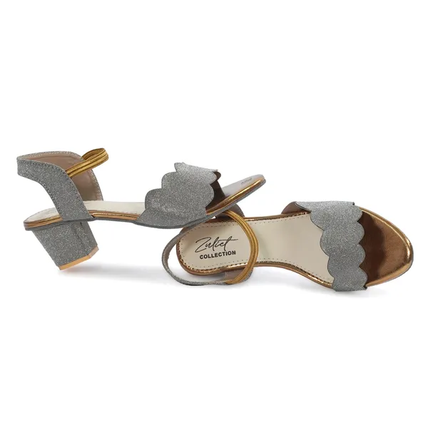 Silver_Glitter_Scalloped_Strap_Block_Heel_Sandals_For_Women