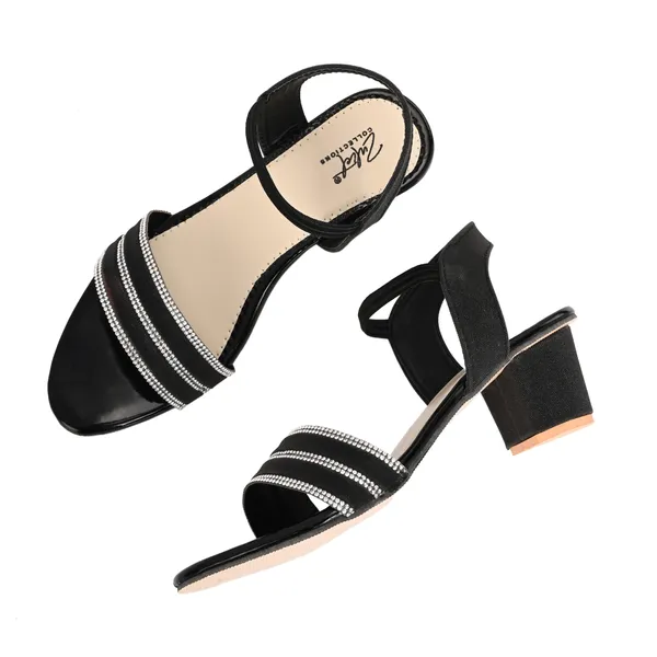 Black_Synthetic_Embellished_Ankle_Strap_Block_Heel_Sandals_For_Women