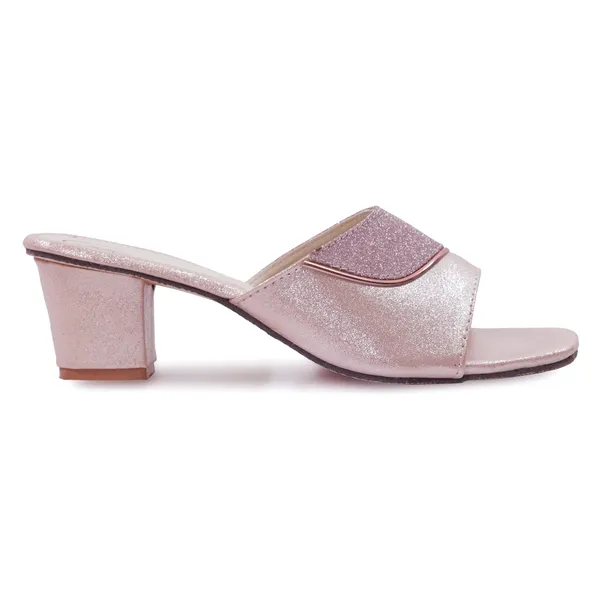 Pink_Synthetic_Glitter_Block_Heel_Open_Toe_Mules_For_Women