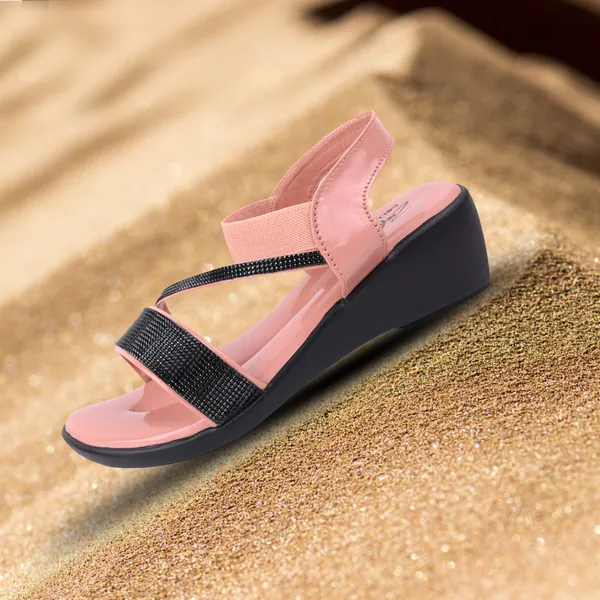 Pink_Patent_Leather_Ankle_Strap_Wedge_Sandals_For_Women