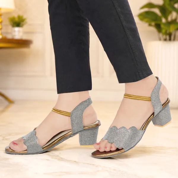 Silver_Glitter_Scalloped_Strap_Block_Heel_Sandals_For_Women