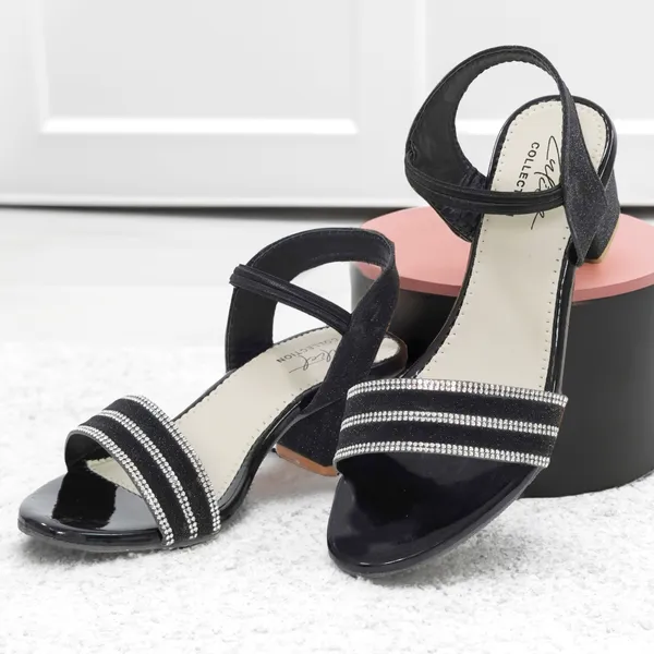 Black_Synthetic_Embellished_Ankle_Strap_Block_Heel_Sandals_For_Women