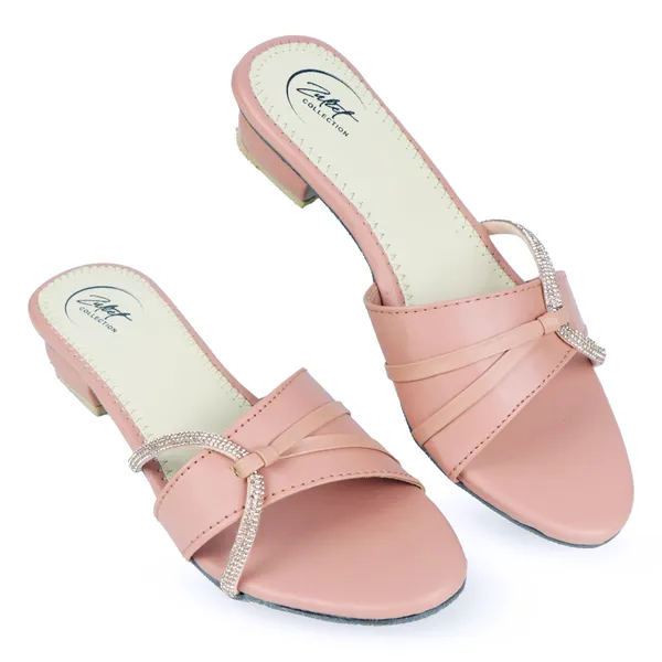 Pink_Synthetic_Leather_Embellished_Block_Heel_Sandals_For_Women