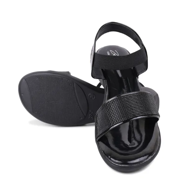 Black_Patent_Leather_Open_Toe_Wedge_Sandals_For_Women