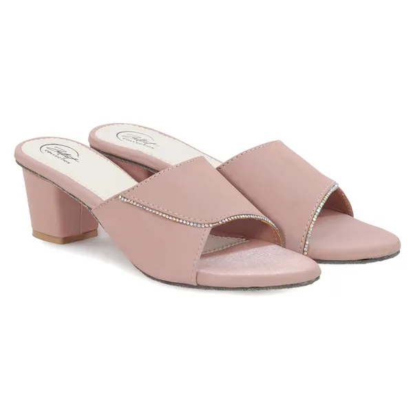 Pink_Synthetic_Leather_Open_Toe_Block_Heel_Sandals_For_Women