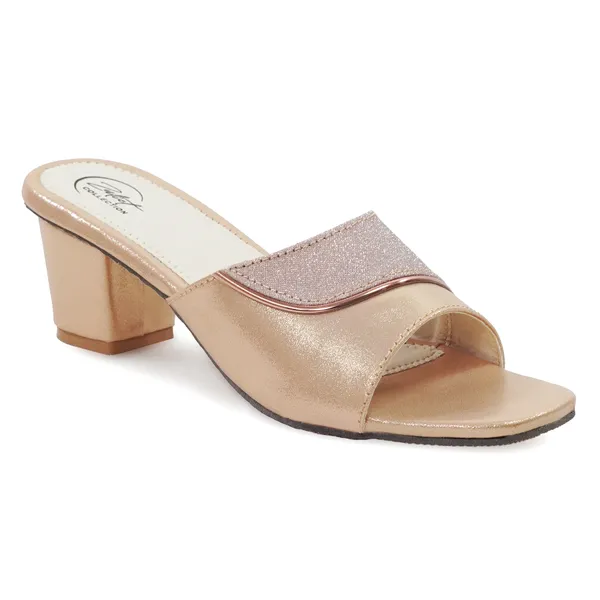 Beige_Synthetic_Metallic_Shimmer_Slip-On_Block_Heel_Mules_For_Women