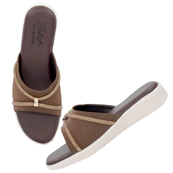 Brown_Synthetic_Leather_Glitter_Embellished_Platform_Slides_For_Women