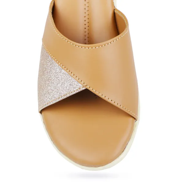Tan_Synthetic_Leather_Cross_Strap_Slip-On_Sandals_For_Women
